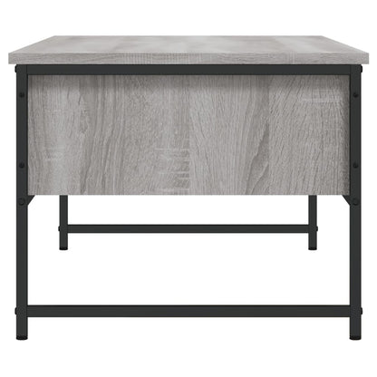 vidaXL Coffee Table Grey Sonoma 101x49x39.5 cm Engineered Wood