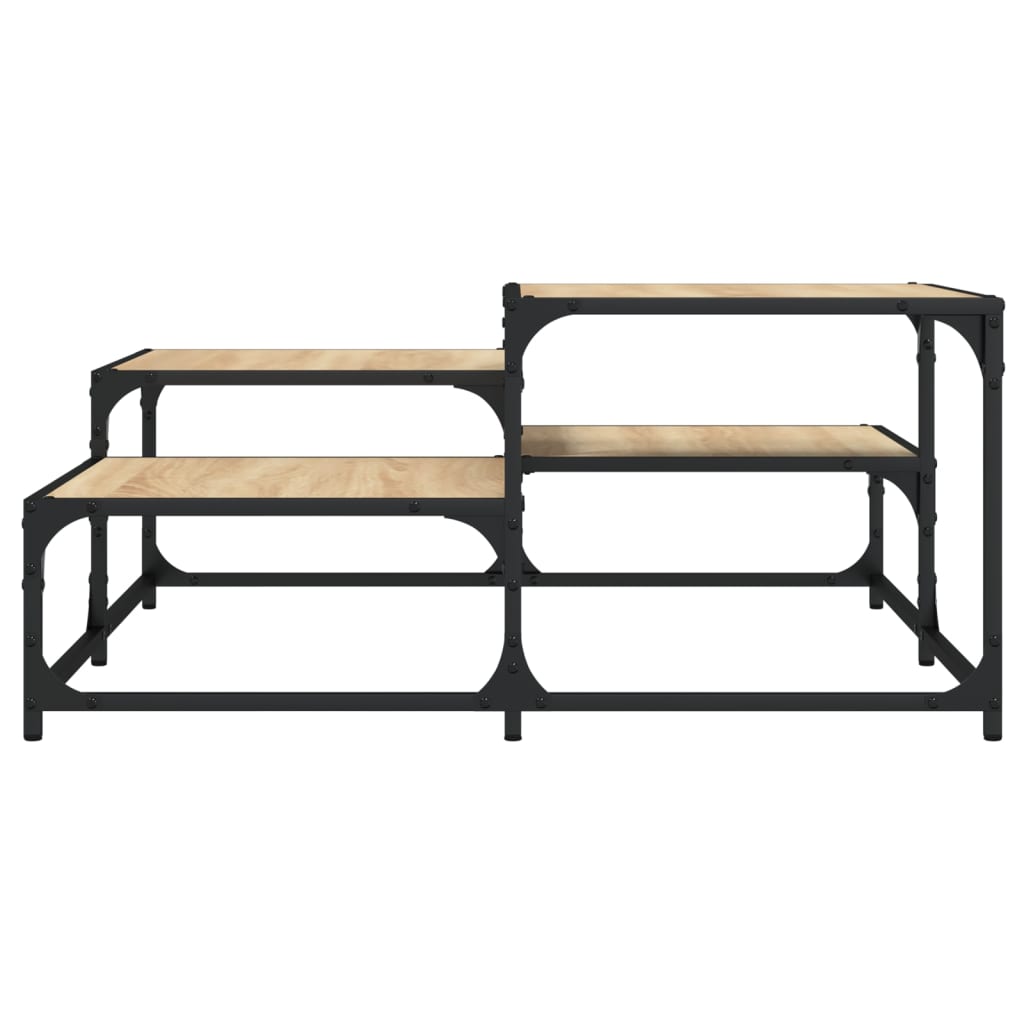 vidaXL Coffee Table Sonoma Oak 87,5x87,5x40 cm Engineered Wood