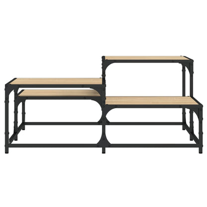 vidaXL Coffee Table Sonoma Oak 87.5x87.5x40 cm Engineered Wood
