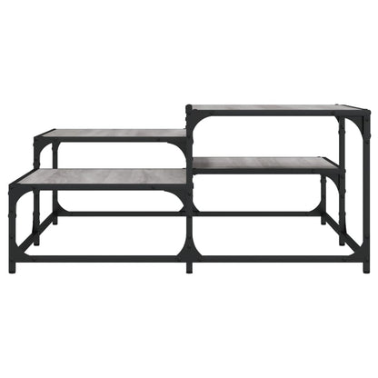 vidaXL Coffee Table Grey Sonoma 87,5x87,5x40 cm Engineered Wood