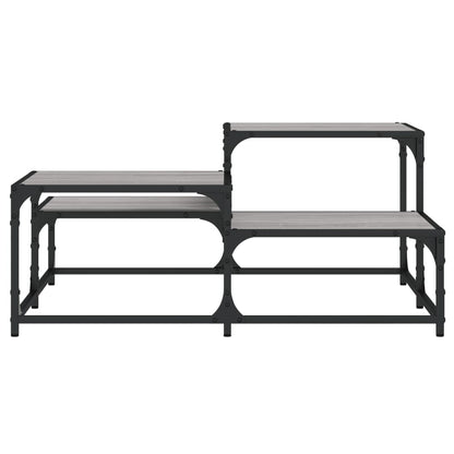 vidaXL Coffee Table Grey Sonoma 87,5x87,5x40 cm Engineered Wood