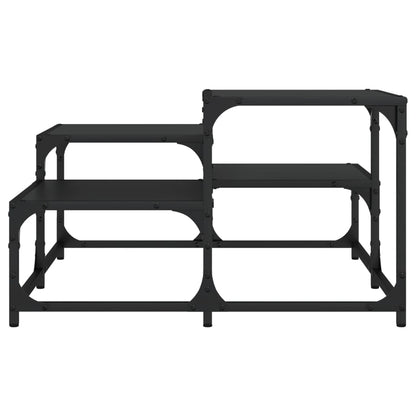vidaXL Coffee Table Black 68x68x40 cm Engineered Wood