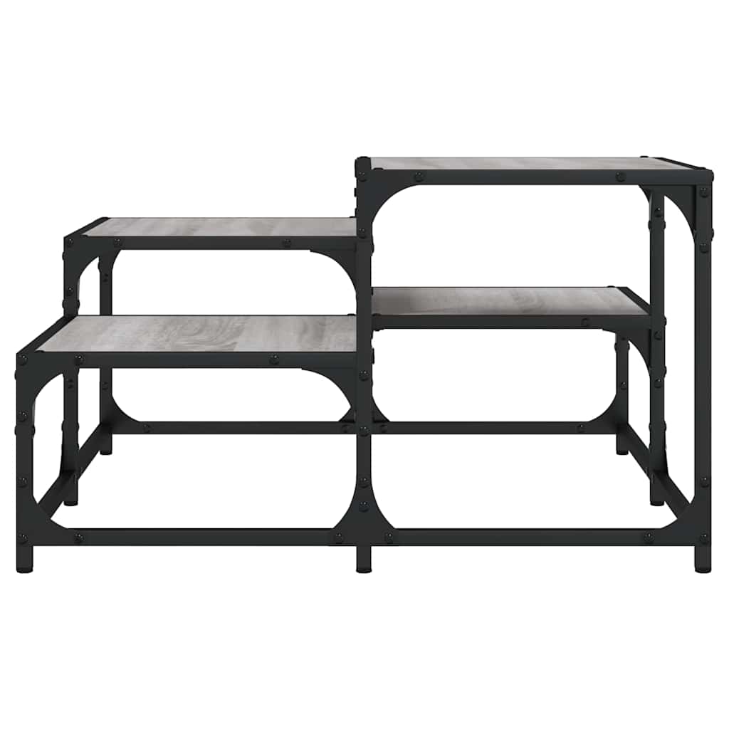 vidaXL Coffee Table Grey Sonoma 68x68x40 cm Engineered Wood