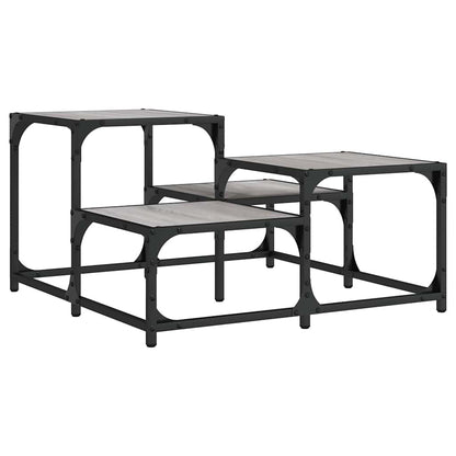 vidaXL Coffee Table Grey Sonoma 68x68x40 cm Engineered Wood