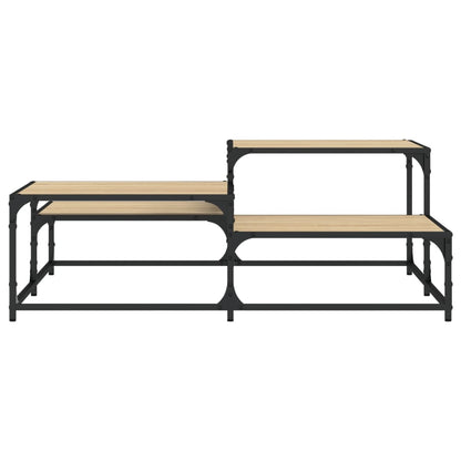 vidaXL Coffee Table Sonoma Oak 107x107x40 cm Engineered Wood