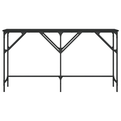 vidaXL Console Table Black 140x29x75 cm Engineered Wood