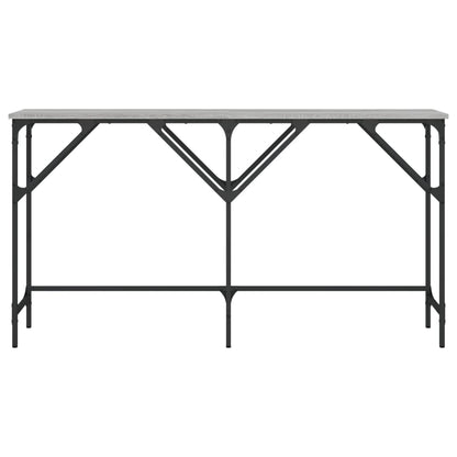 vidaXL Console Table Grey Sonoma 140x29x75 cm Engineered Wood