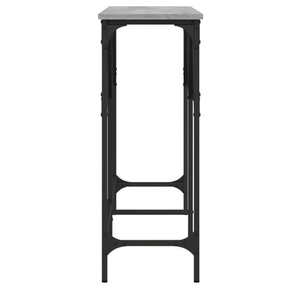 vidaXL Console Table Grey Sonoma 140x29x75 cm Engineered Wood