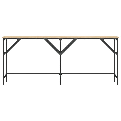 vidaXL Console Table Sonoma Oak 180x29x75 cm Engineered Wood