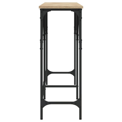 vidaXL Console Table Sonoma Oak 180x29x75 cm Engineered Wood