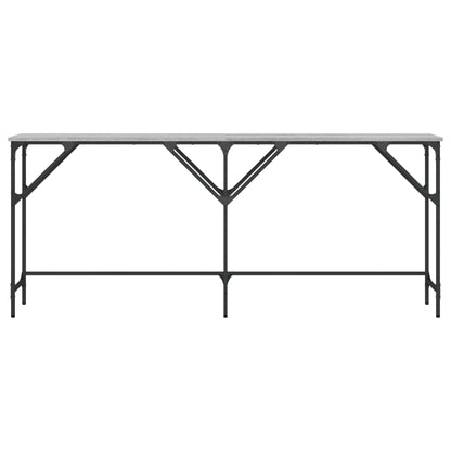 vidaXL Console Table Grey Sonoma 180x29x75 cm Engineered Wood