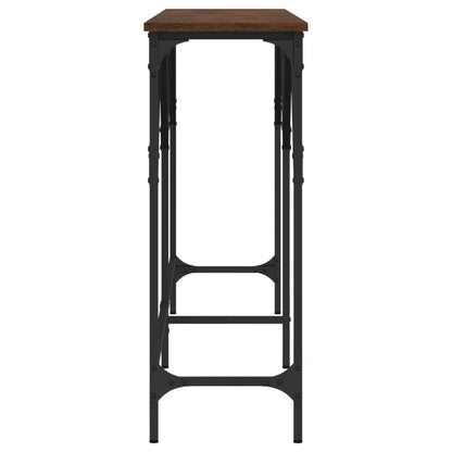 vidaXL Console Table Brown Oak 180x29x75 cm Engineered Wood