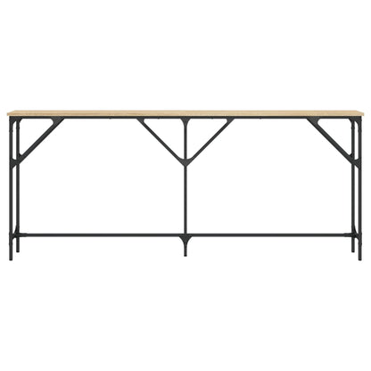 vidaXL Console Table Sonoma Oak 180x23x75 cm Engineered Wood