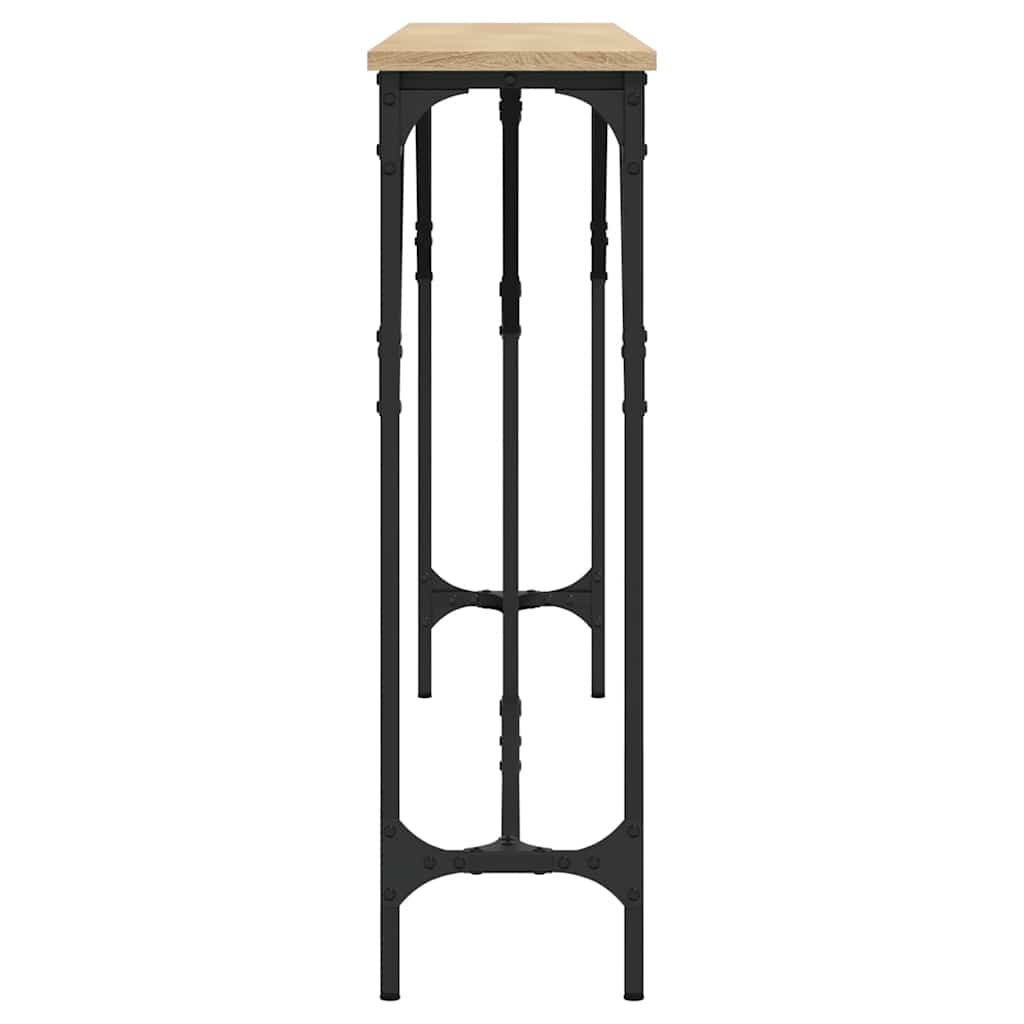 vidaXL Console Table Sonoma Oak 180x23x75 cm Engineered Wood