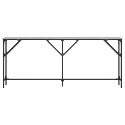 vidaXL Console Table Grey Sonoma 180x23x75 cm Engineered Wood