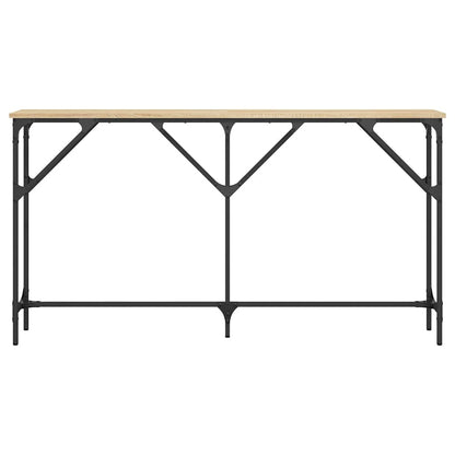 vidaXL Console Table Sonoma Oak 140x23x75 cm Engineered Wood