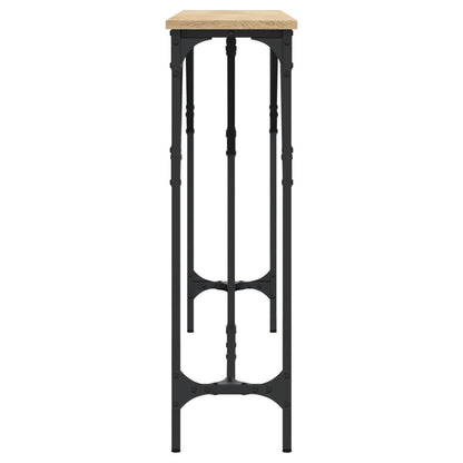 vidaXL Console Table Sonoma Oak 140x23x75 cm Engineered Wood