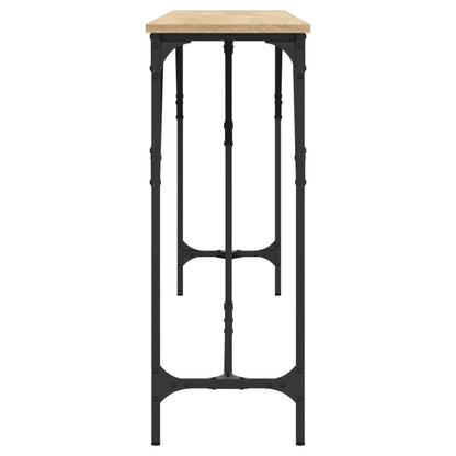 vidaXL Console Table Sonoma Oak 200x29x75 cm Engineered Wood