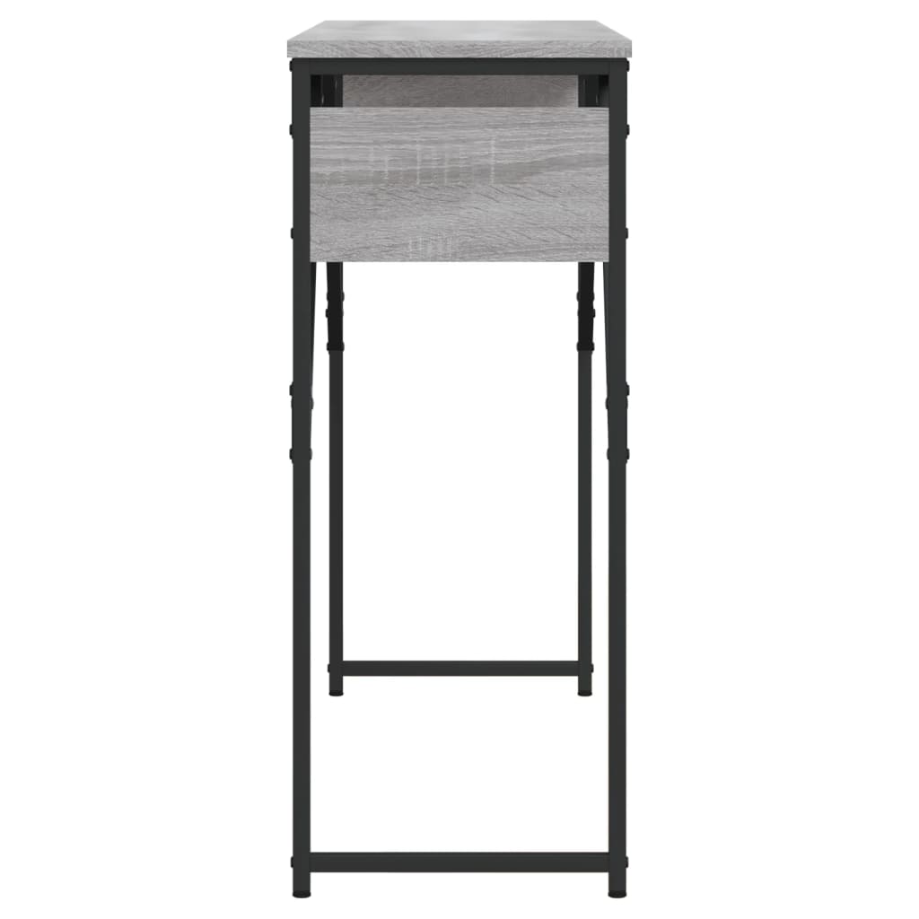 vidaXL Console Table with Shelf Grey Sonoma 105x30x75cm Engineered Wood