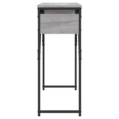vidaXL Console Table with Shelf Grey Sonoma 105x30x75cm Engineered Wood