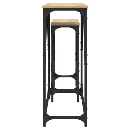 vidaXL Nesting Console Tables 2 pcs Sonoma Oak Engineered Wood