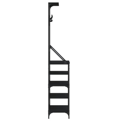 vidaXL Clothes Rack | Black | Engineered wood, metal | Medium | Clothes Rack