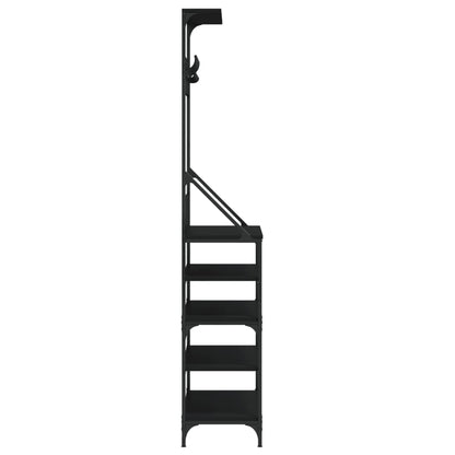 vidaXL Clothes Rack | Black | Engineered wood, Metal | Medium | Clothes Rack