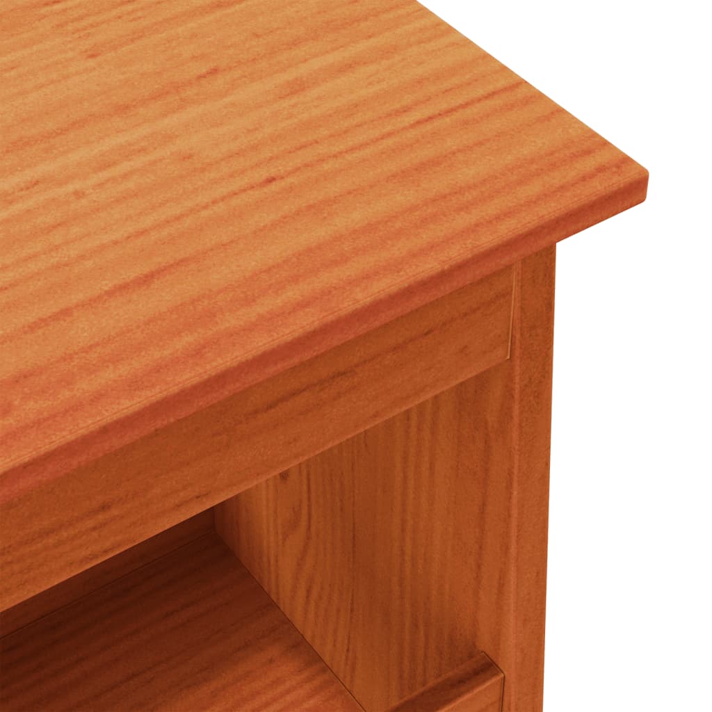 vidaXL Hall Bench Wax Brown 60x28x45 cm Solid Wood Pine
