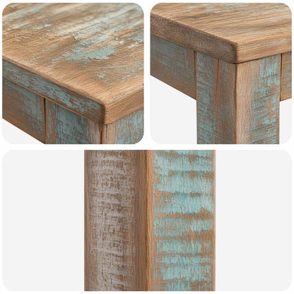 vidaXL Bar Table 110 x 55 x 100 cm Solid Reclaimed Wood Multicolour