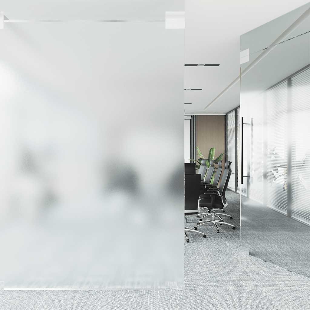 vidaXL Window Films Frosted Grey PVC