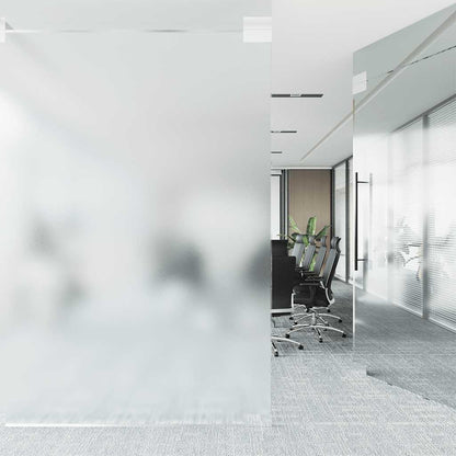 vidaXL Window Films Frosted Grey PVC