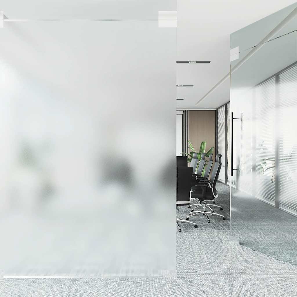 vidaXL Window Films Frosted Grey PVC