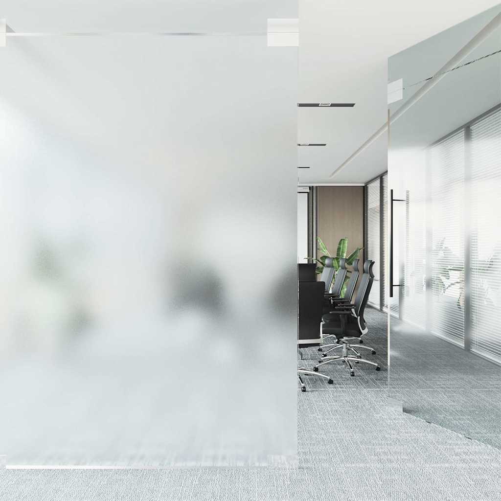 vidaXL Window Films Frosted Grey PVC