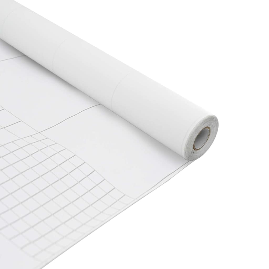 vidaXL Window Films Frosted White PVC