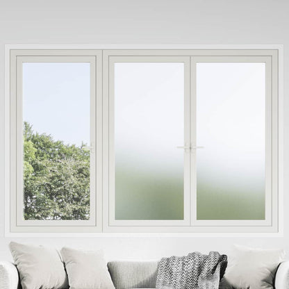 vidaXL Window Films Frosted White PVC