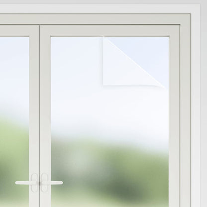 vidaXL Window Films Frosted White PVC