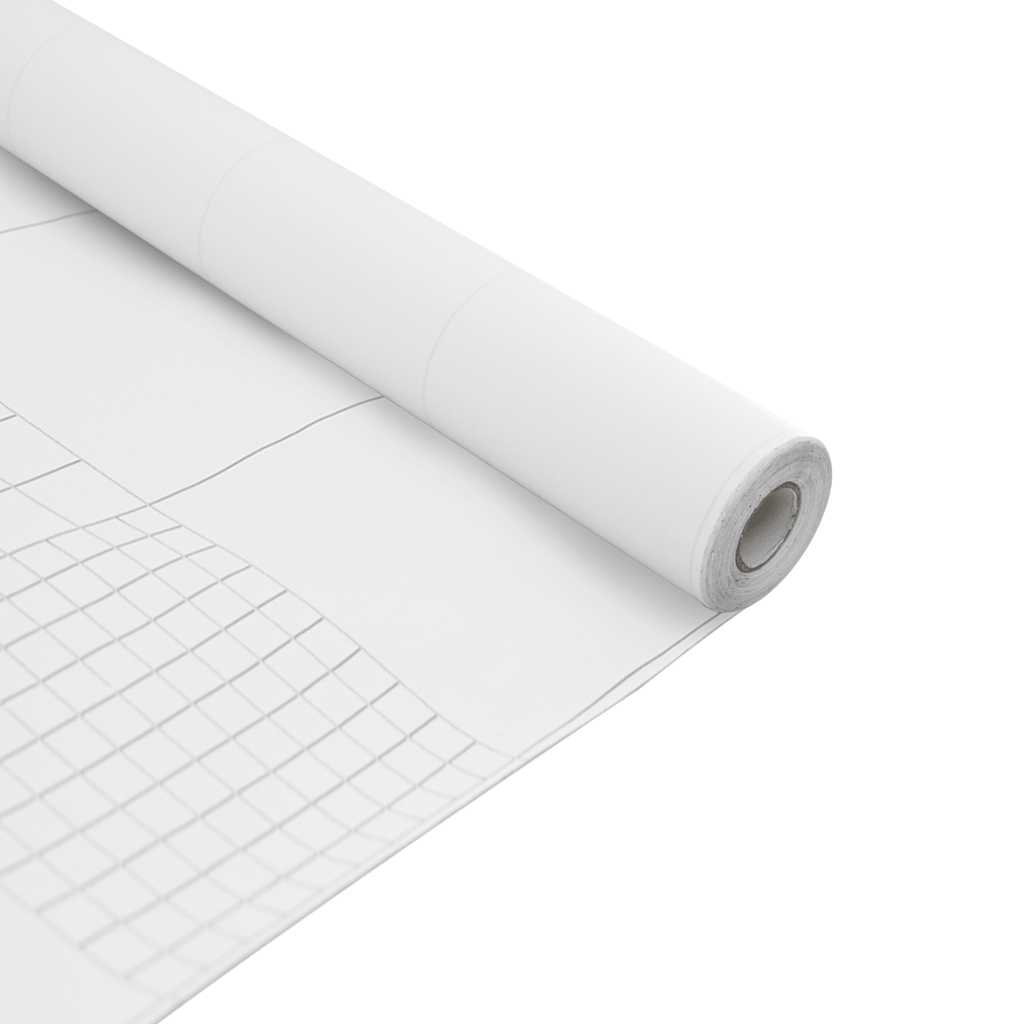 vidaXL Window Films Frosted White PVC