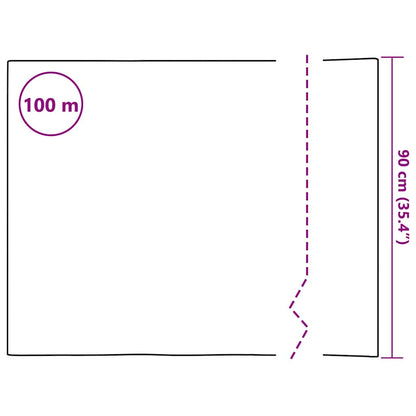vidaXL Window Films Frosted White PVC
