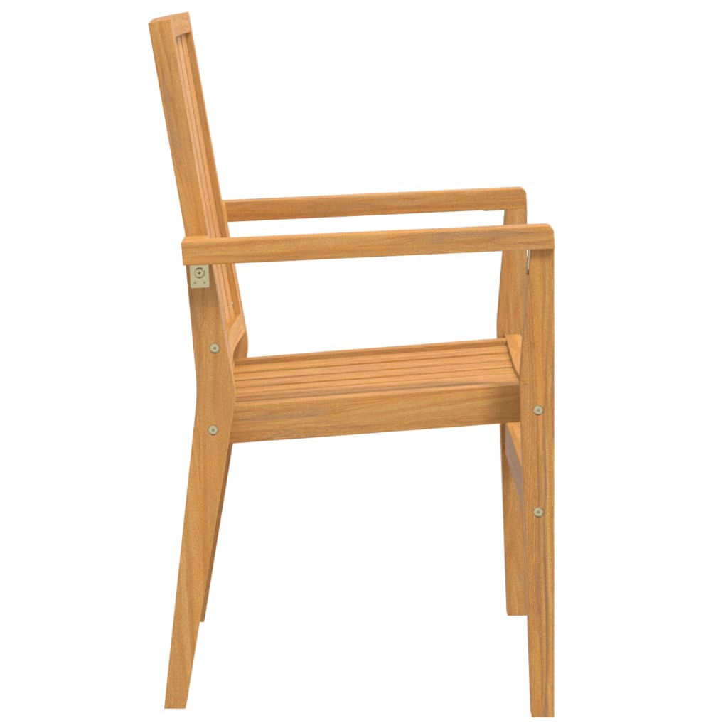 vidaXL Stackable Garden Chairs 6 pcs 56,5x57,5x91 cm Solid Wood Teak