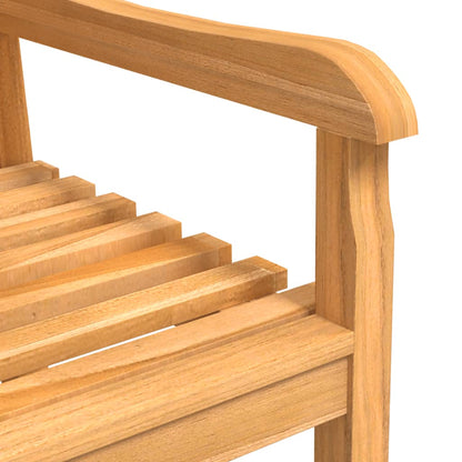 vidaXL Garden Chair | Set of 6 | Natural Teak | Solid Teak Wood | Medium