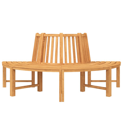 vidaXL Tree Benches 2 pcs Half Round Ø201 cm Solid Wood Teak