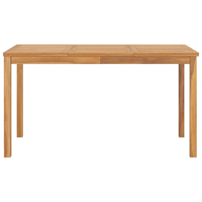 vidaXL 5 Piece Garden Dining Set Solid Wood Teak