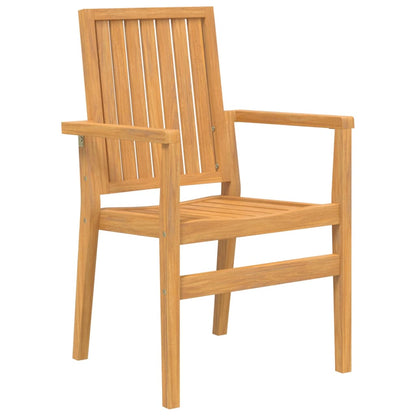 vidaXL 7 Piece Garden Dining Set Solid Wood Teak