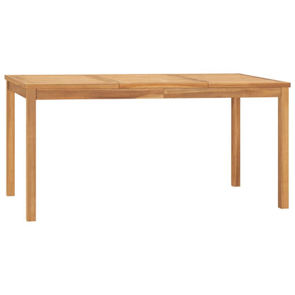 vidaXL 5 Piece Garden Dining Set Solid Wood Teak