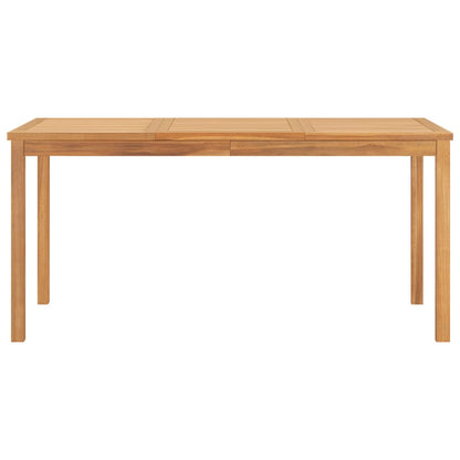 vidaXL 5 Piece Garden Dining Set Solid Wood Teak