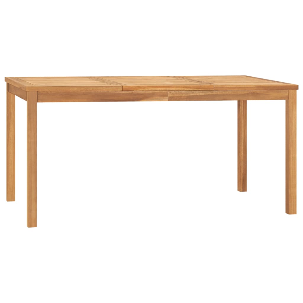 vidaXL 7 Piece Garden Dining Set Solid Wood Teak
