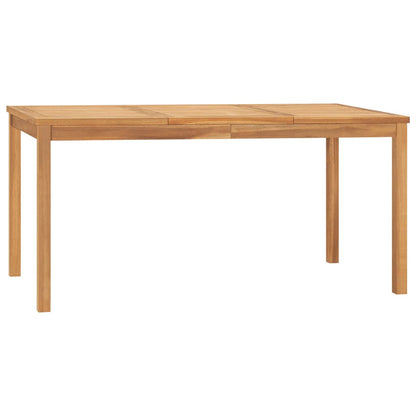 vidaXL 7 Piece Garden Dining Set Solid Wood Teak