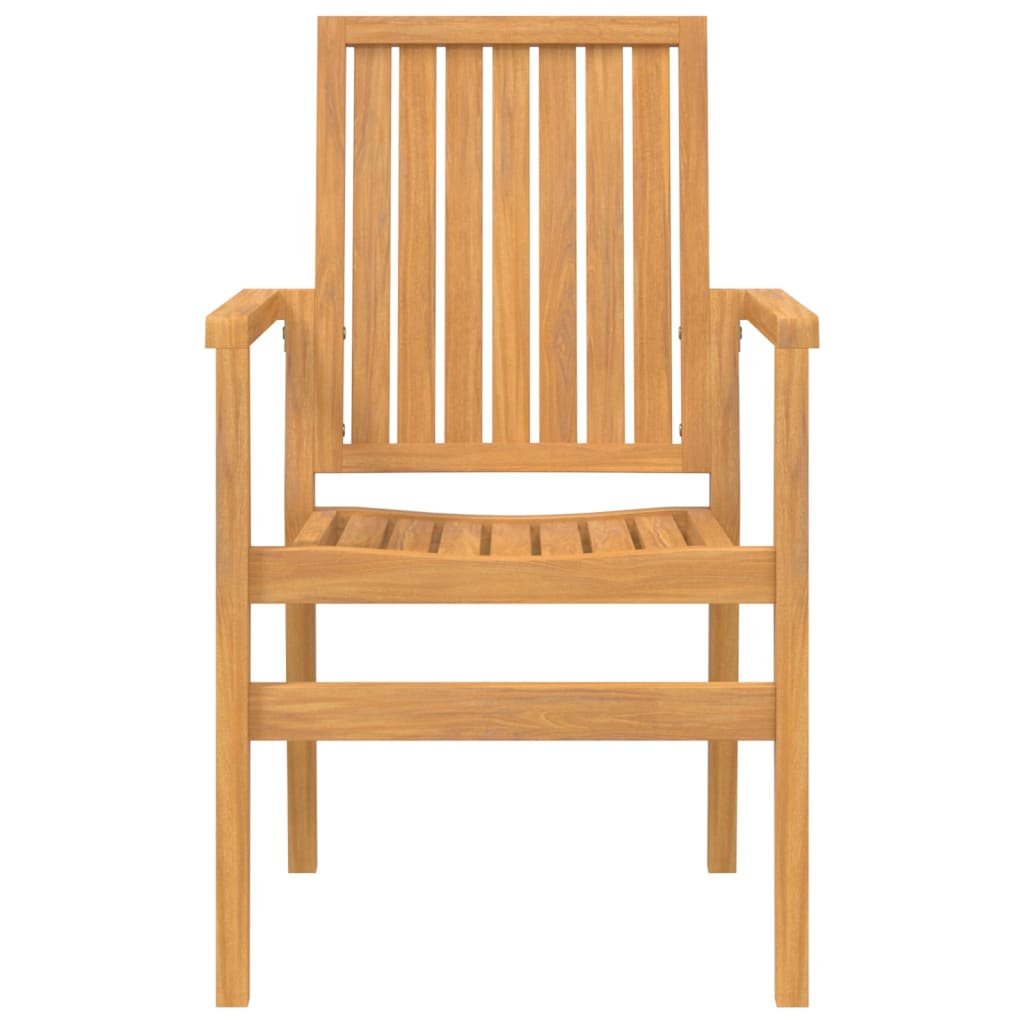 vidaXL 7 Piece Garden Dining Set Solid Wood Teak