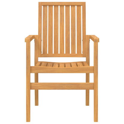 vidaXL 7 Piece Garden Dining Set Solid Wood Teak