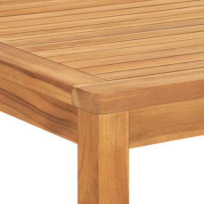 vidaXL 7 Piece Garden Dining Set Solid Wood Teak